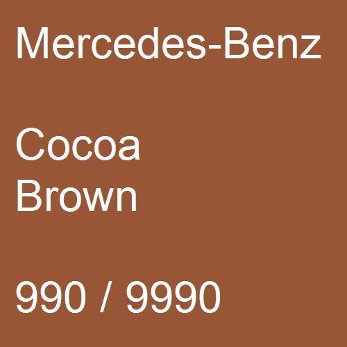 Mercedes-Benz, Cocoa Brown, 990 / 9990.